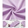 Arshiner Girls Shorts Set 2‑Piece Ribbed Knit Summer Outfit Short Sleeve Top & Elastic Waist Shorts Casual Playwear(Light Purple)