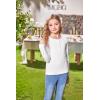 Arshiner 2 Pack Girls Long Sleeve Henley T Shirts Button Down Slim Fit Tops Round Neck Ribbed Knit Shirts(Red/White)
