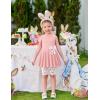 Arshiner Toddler Girl Clothes 2 Piece Bowknot Sleeveless Top Dress and Leggings Shorts Set Kids Summer Outfits(Light Pink Flower)