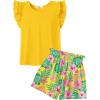 Yellow-floral Print
