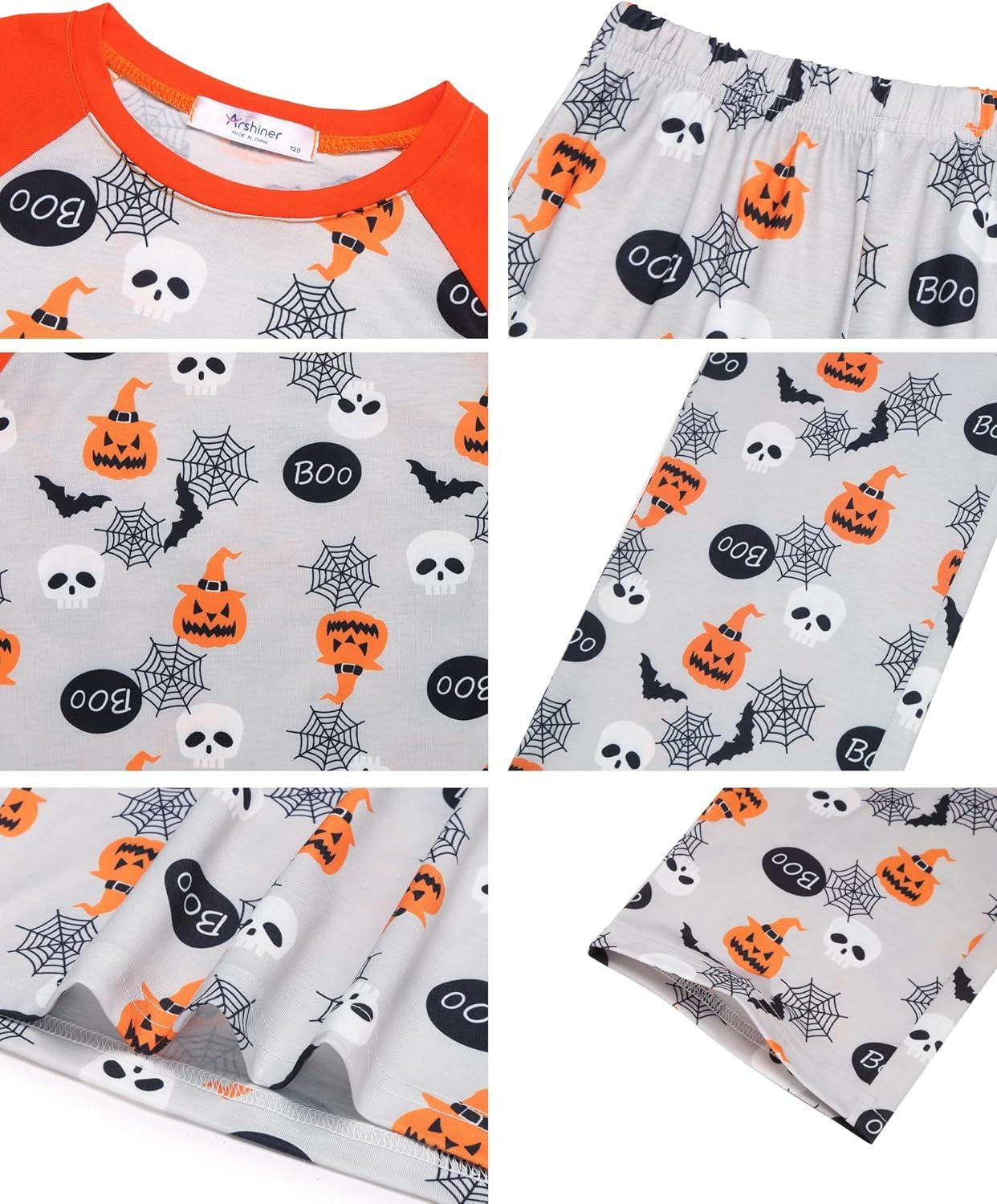image:imageArshiner Boys Pajamas Set Long Sleeve Sleepwear 2 Piece Pajama Set for Big Boys 614 YearsHalloween