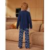 Arshiner Boys Pajamas Set Long Sleeve Sleepwear 2 Piece Pajama Set for Big Boys 6-14 Years(Dinosaur)