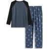 Arshiner Boys Pajamas Set Long Sleeve Sleepwear 2 Piece Pajama Set for Big Boys 6-14 Years(Shark)