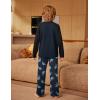 Arshiner Boys Pajamas Set Long Sleeve Sleepwear 2 Piece Pajama Set for Big Boys 6-14 Years(Truck)