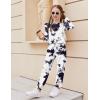 Arshiner Girls 2 Piece Outfits Long Sleeve Ruffled Tops and Pants with Pockets Clothing Set for 6-14Y(Tie Dye)