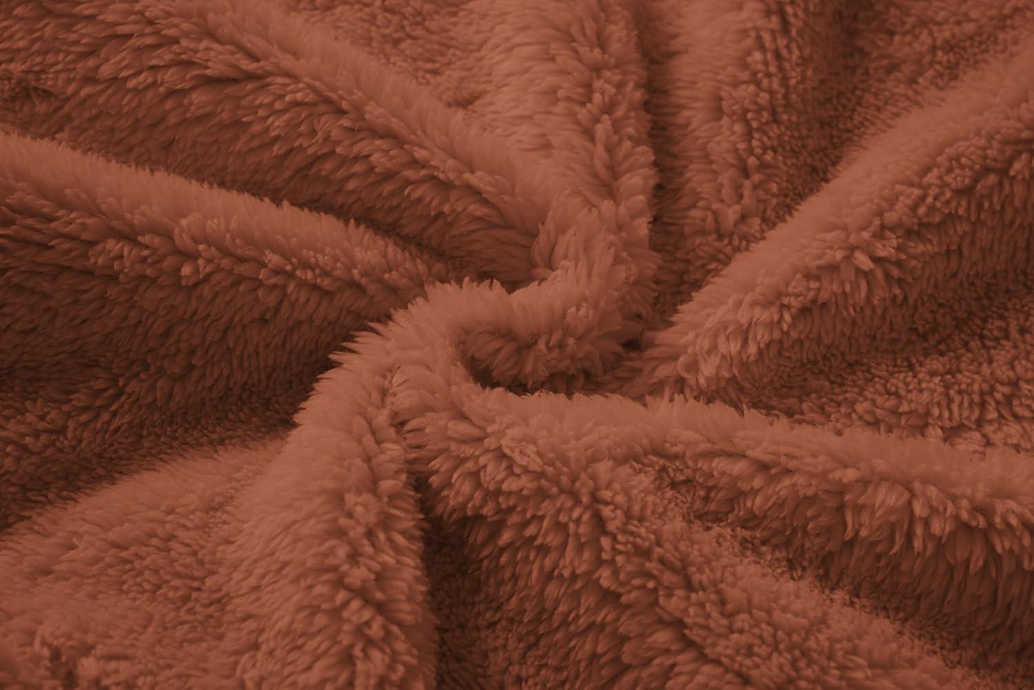 image:imageArshiner Girls Clothes 2 Piece Fuzzy Outfits Winter Warm Fleece Loose Pullover Sweatshirt and Sweatpant SweatsuitBrown