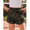 Arshiner Girls Athletic Shorts with 3 Zipper Pockets Running Shorts Basketball Soccer Gym Sports Active with Liner Kids(Camouflage)