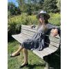 Arshiner Girls Dresses Loose Plain Casual Ruffle Swing Midi Dress with Belt for 5-14 Years(Gray)