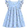 Blue White Floral