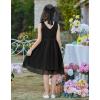 Arshiner Toddler Girls Tutu Dress Bow Shoulder Tulle Sleeveless Dresses Summer Party Sundress for 2-8Y(Black)