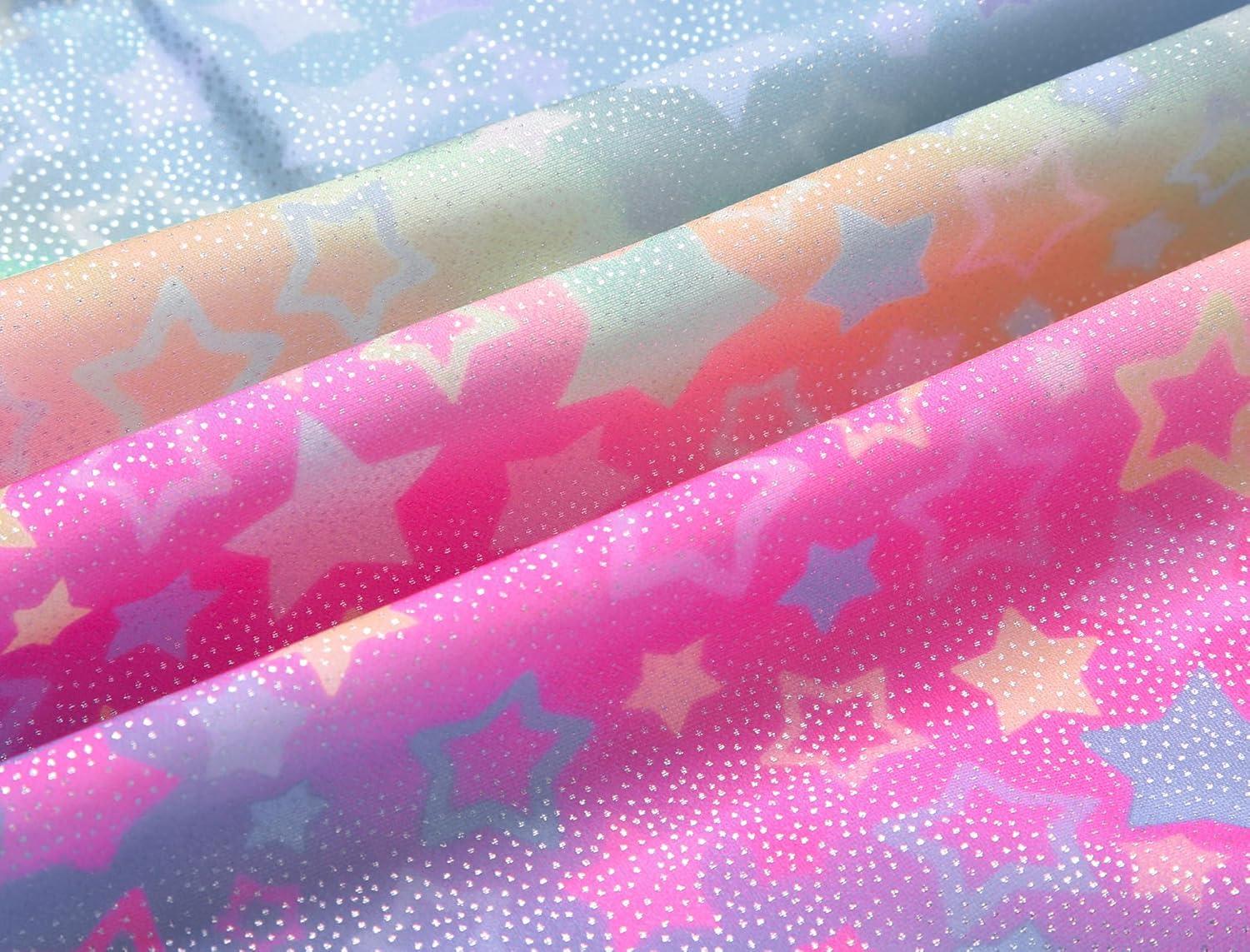 image:imageArshiner Girls Gymnastics Leotards Ruffle Long Sleeve Shimmer Ballet Unitard Dancewear for 310 YearsMulitcolor Stars