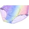 Arshiner Girls Gymnastics Leotards Ruffle Long Sleeve Shimmer Ballet Unitard Dancewear for 3-10 Years(Rainbow)