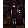 Arshiner Girls Halloween Shirt Crop Top Short Sleeve Graphic T Shirt Tee(Black Ghost)