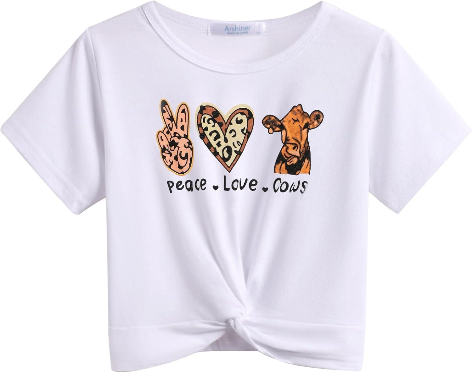 image:imageArshiner Girls Clothing Sets Tie Dye Twist Front Tops amp Sweatpants Outfits Sportwear Sweatsuits Tracksuits 413 YearWhite Floral