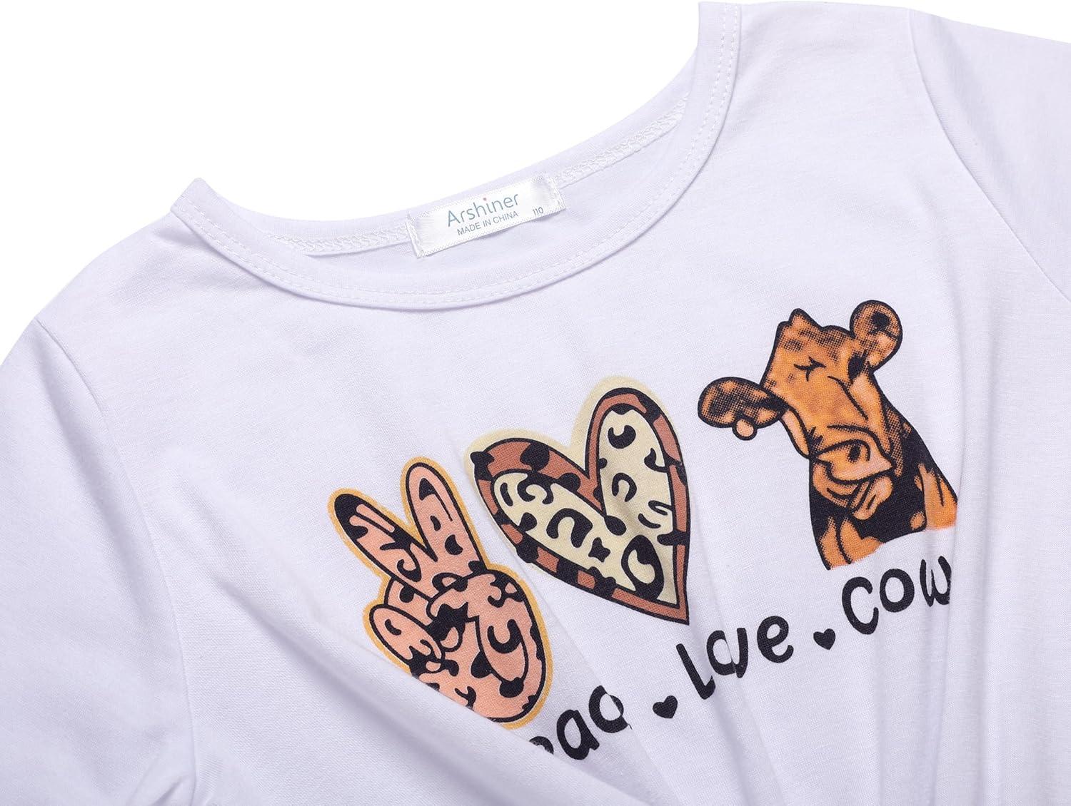 image:imageArshiner Girls Clothing Sets Tie Dye Twist Front Tops amp Sweatpants Outfits Sportwear Sweatsuits Tracksuits 413 YearWhite Floral