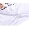 Arshiner Girls Clothing Sets Tie Dye Twist Front Tops & Sweatpants Outfits Sportwear Sweatsuits Tracksuits 4-13 Year(White Floral)