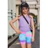 Arshiner Girls 2 Piece Outfits Summer Clothes Sleeveless Pullover Open Back Tank Tops and Biker Shorts Kids Athletic Sets(Tie Dye-2)