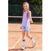 Arshiner Girls 2 Piece Outfits Summer Clothes Sleeveless Pullover Open Back Tank Tops and Biker Shorts Kids Athletic Sets(Tie Dye-2)