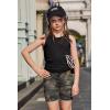 Arshiner Girls 2 Piece Outfits Summer Clothes Sleeveless Pullover Open Back Tank Tops and Biker Shorts Kids Athletic Sets(Tie Dye-3)