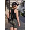 Arshiner Girls 2 Piece Outfits Summer Clothes Sleeveless Pullover Open Back Tank Tops and Biker Shorts Kids Athletic Sets(Tie Dye-3)