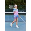 Arshiner Girls Clothes Summer 2 Piece Outfits Drop Shoulder T-Shirts and Biker Shorts Kids Fashion Clothing Sets(Tie Dye_purple)