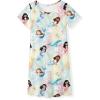 Arshiner Girls Nightgowns Summer Soft Cute Cartoon Print Pajama Sleep Dress for Kids 4-12 Years(Colorful Ocean)