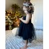 Arshiner Toddler Tulle Dress Girls Spaghetti Strap Birthday Princess Photoshoot Tutu Dresses(Black)