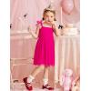 Arshiner Toddler Tulle Dress Girls Spaghetti Strap Birthday Princess Photoshoot Tutu Dresses(Hot Pink)