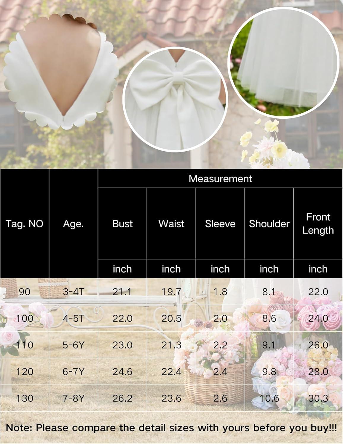 image:imageArshiner Toddler Flower Girl Dress VBack Bowknot Birthday Party Formal Ball Gown Prom Tulle DressesBlue