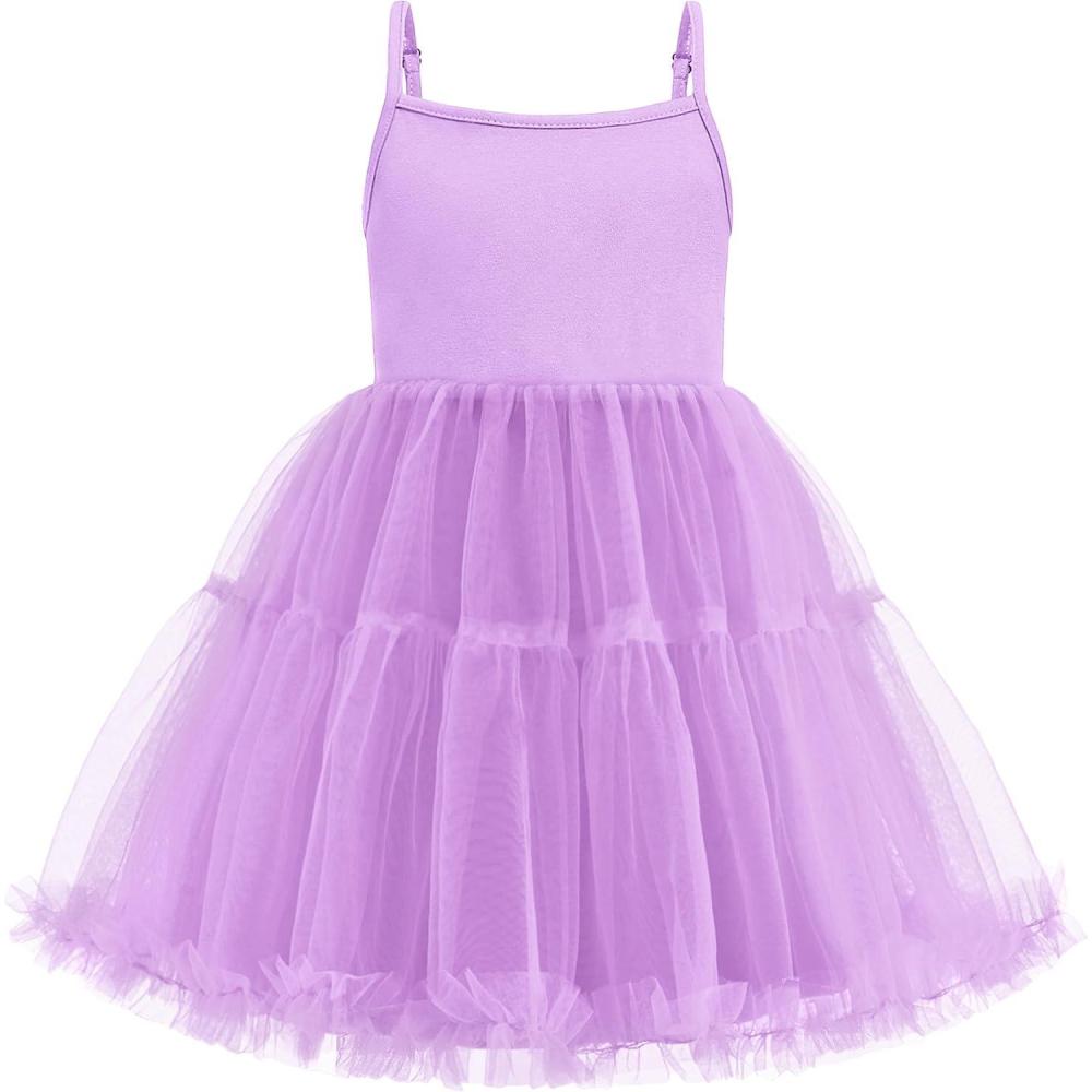 image:imageArshiner Toddler Baby Girl Birthday Princess Dress Girls Spaghetti Strap Tulle Tutu Dresses Summer Mini Sundress 18YLila