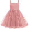 Dusty Pink - Dot Tulle