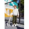 Arshiner Boys Casual Pants Kids Elastic Waist Drawstring Jogger Pants Boys Sweatpants with Zipper Pockets 3-12 Years(Army Green)