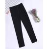 Arshiner Girl’s Ankle Length Leggings 3-Pack Printing Flower Kids Classic Stretch Pants 4-14Y(Black)