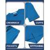 Arshiner Boys Loose Athletic Shorts Set Performance Crew Neck T-Shirt and Mesh Short 2 Piece Outfit for Active Kids(Blue)