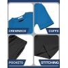 Arshiner Boys Loose Athletic Shorts Set Performance Crew Neck T-Shirt and Mesh Short 2 Piece Outfit for Active Kids(Blue/Black)