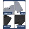 Arshiner Boys Loose Athletic Shorts Set Performance Crew Neck T-Shirt and Mesh Short 2 Piece Outfit for Active Kids(Light Grey/Black)