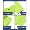 Arshiner Boys Loose Athletic Shorts Set Performance Crew Neck T-Shirt and Mesh Short 2 Piece Outfit for Active Kids(Lime Green)