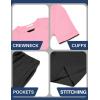 Arshiner Boys Loose Athletic Shorts Set Performance Crew Neck T-Shirt and Mesh Short 2 Piece Outfit for Active Kids(Pink/Black)