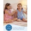 Arshiner Girls Pajamas Ruffle Tank Top and Shorts Sets Soft Cute 2 Piece Sleepwear for Kids(Blue Cherry)