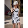 Arshiner Girls Summer Outfits 2 Piece Short Sets Sleeveless Tops and Shorts with Pockets Kids Clothes(Black&white)