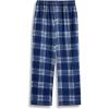 Arshiner Boys Blue Plaid Pajama Pants Long Plaid PJ Bottoms Boys Sleepwear Blue and White Plaid Lounge Pants with Pockets 8-9 Years