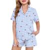 Blue Plaid Cherry