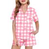 Pink Plaid Bow