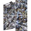 Arshiner Boy’s Hawaiian Shirt Summer Tropical Button Down Shirt Short Sleeve Beach Shirt for Kids 100% Cotton Size 4-14 Years(Black- Floral Print)