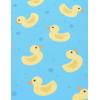 Arshiner Boy’s Hawaiian Shirt Summer Tropical Button Down Shirt Short Sleeve Beach Shirt for Kids 100% Cotton Size 4-14 Years(Blue- Yellow Duck Print)