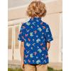 Arshiner Boys Polo Shirt Golf Stripe Short Sleeve Button Performance Sport Collared Shirts for Kids Size 4-12 Years(Game Console)