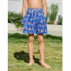 Arshiner Boys Swim Trunks Quick Dry Bathing Suit Boys Swim Shorts Stretch Swimsuit 6-14 Years(Beer Festival – Blue)