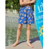 Arshiner Boys Swim Trunks Quick Dry Bathing Suit Boys Swim Shorts Stretch Swimsuit 6-14 Years(Beer Festival – Blue)