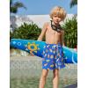 Arshiner Boys Swim Trunks Quick Dry Bathing Suit Boys Swim Shorts Stretch Swimsuit 6-14 Years(Beer Festival – Blue)