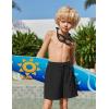 Arshiner Boys Swim Trunks Quick Dry Bathing Suit Boys Swim Shorts Stretch Swimsuit 6-14 Years(Black)